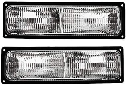 EPIC LIGHTING OE Replacement Turn Signal Light Composite Pair Compatible for Chevy GMC