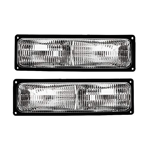 EPIC LIGHTING OE Replacement Turn Signal Light Composite Pair Compatible for Chevy GMC