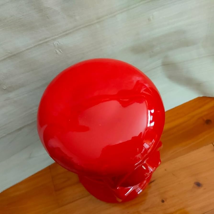 Amazon.co.jp: 大きな赤い郵便ポストのオブジェ 陶器のポスト