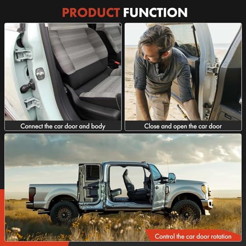 Charnière de porte Jeep Gladiator JT en acier robuste anti-corrosion - 4