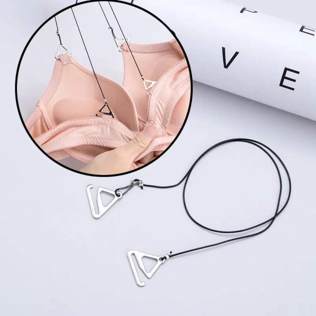 mistrend® Women Teen Girls Ladies Bra Shoulder Strap Skinny 3 Pairs Nonslip Silicone Lightweight Bra Holder Strap Bra Replacement Strap (Skinny, Free) - Image 7 thumbnail
