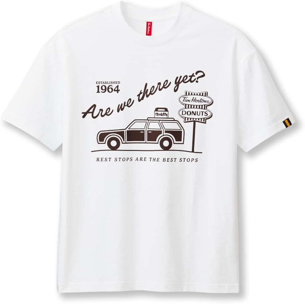 Tim Hortons are We There Yet White T-Shirt : Amazon.ca: Clothing