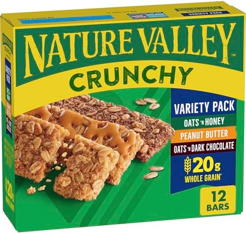Nature Valley Crunchy Granola Bars, Variety Pack, 12 ct