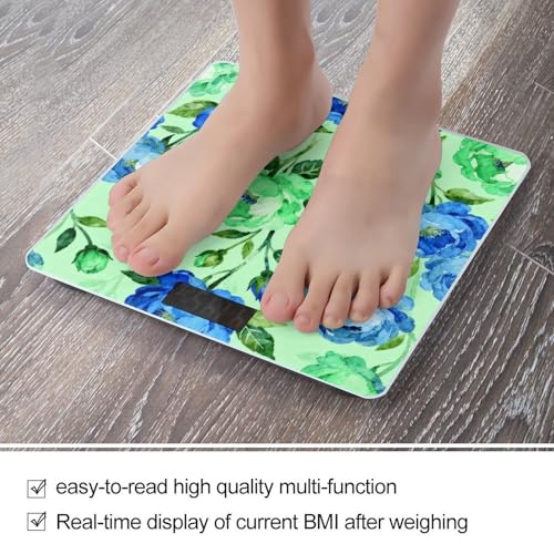 Báscula digital para baño con pantalla LCD y base antideslizante miniatura 5