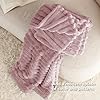 Bedsure GentleSoft Pink Fleece Blanket for Couch - Cozy Soft Blankets for Women, Cute Small Throws for Girls, 50x70 Inches #5