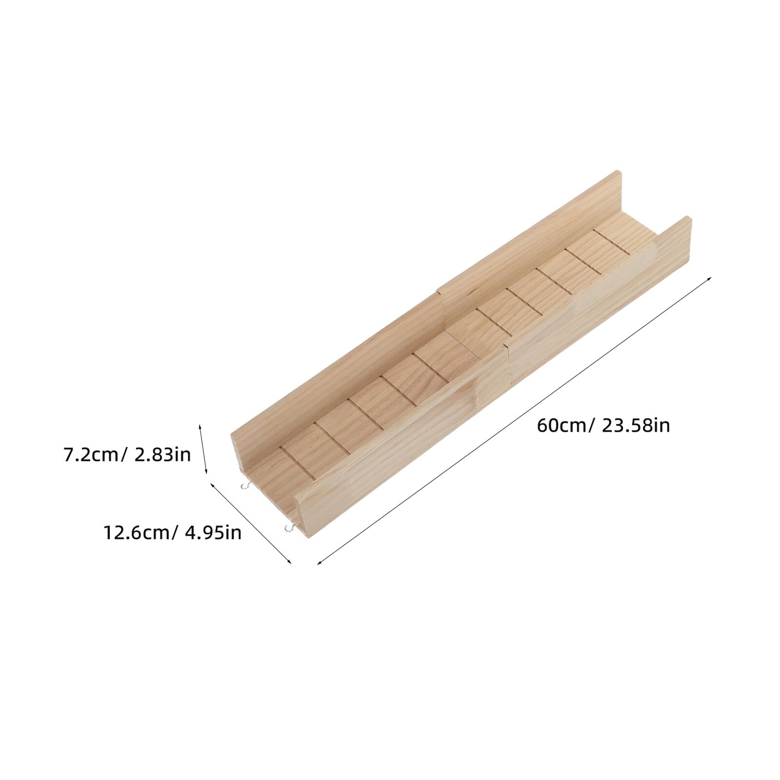 YARNOW Holz Rutsche und Leiter für Meerschweinchen und Hamster mit Natürlichem Material und Geringem Pflegeaufwand für Hamster Spielplatz in Khaki Farbe