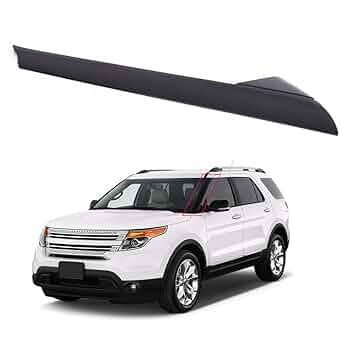 Amazon | フロントガラス アウタートリム ピラー モールディング