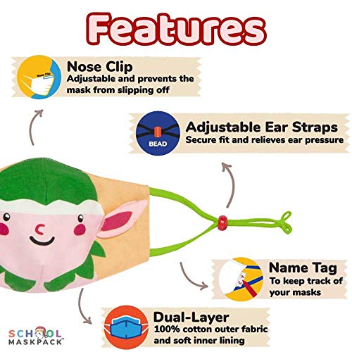 SCHOOL MASKPACK Kids Holiday 3D Mask Set