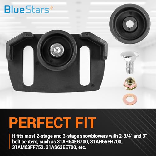 image for BlueStars 490-241-0038 Universal Snow Blower Rolling Skid Shoes with H