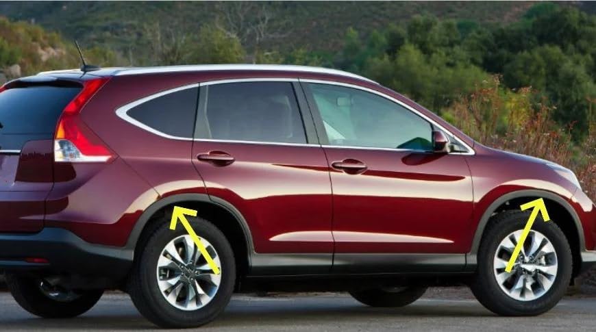 Guardabarros CR-V 2012-2016 de alta resistencia delantero derecho 6