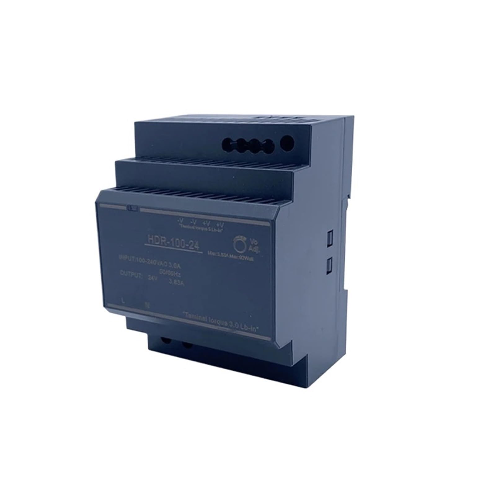 hutschienen-netzteil HDR-100W SMPS 110 V/220 V AC auf DC 5 V 12 V 15 V 24 V 48 V Ultraflaches Schaltnetzteil in Stufenform for die Installation auf einer DIN-Schiene(HDR-100-24)