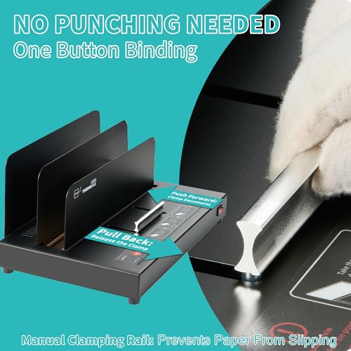 Binditek BK-TMC-LTR/A4-500BC-3TEMP-MTL Thermal Binding Machine thumb #3