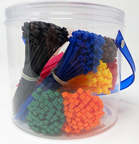 Kabelbindersortiment, 2,5x100mm, div. Farben, 900-teilig Cover