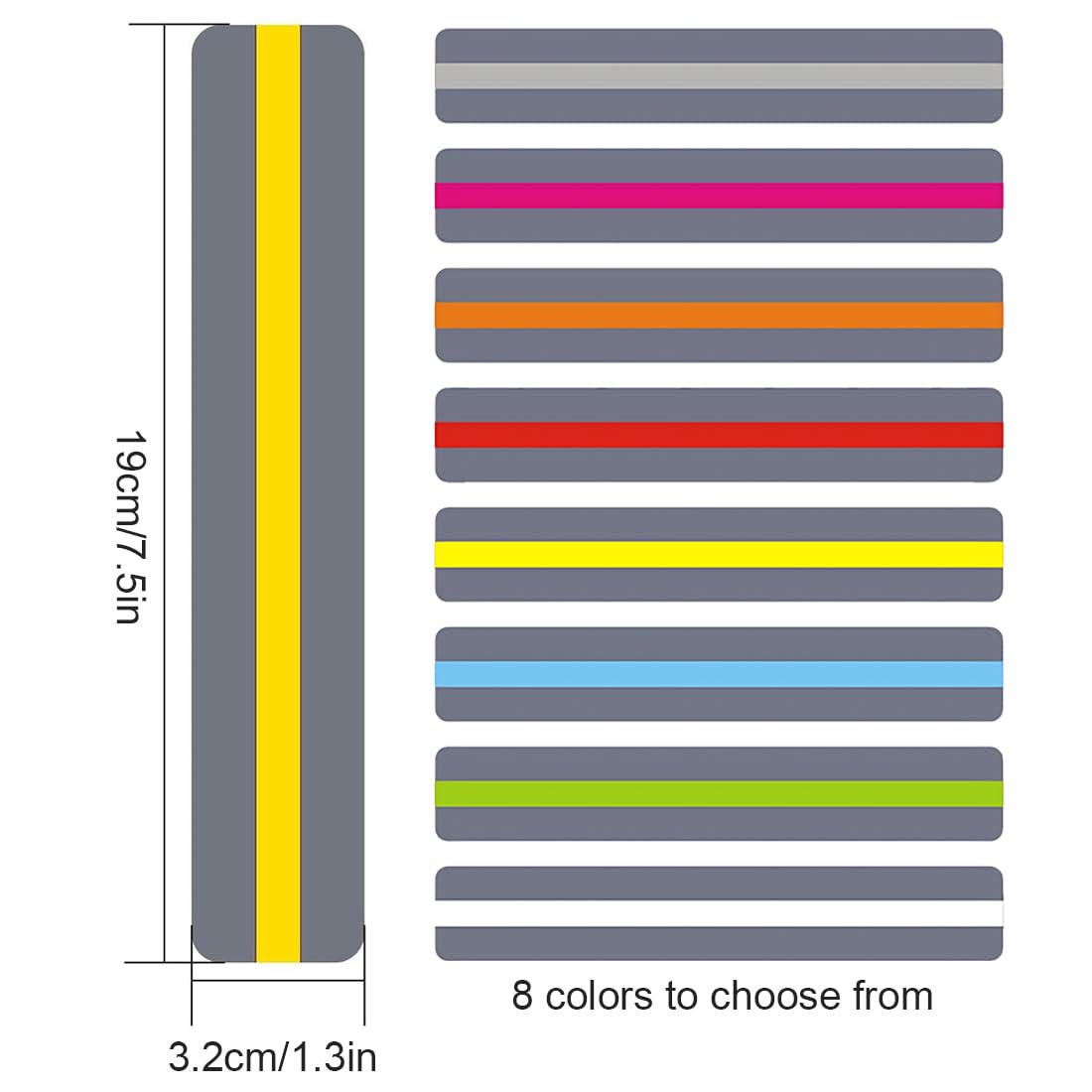 Leselineal Für Kinder & Legasthenie - 7-farbige Lesehilfen Für Bessere Konzentration