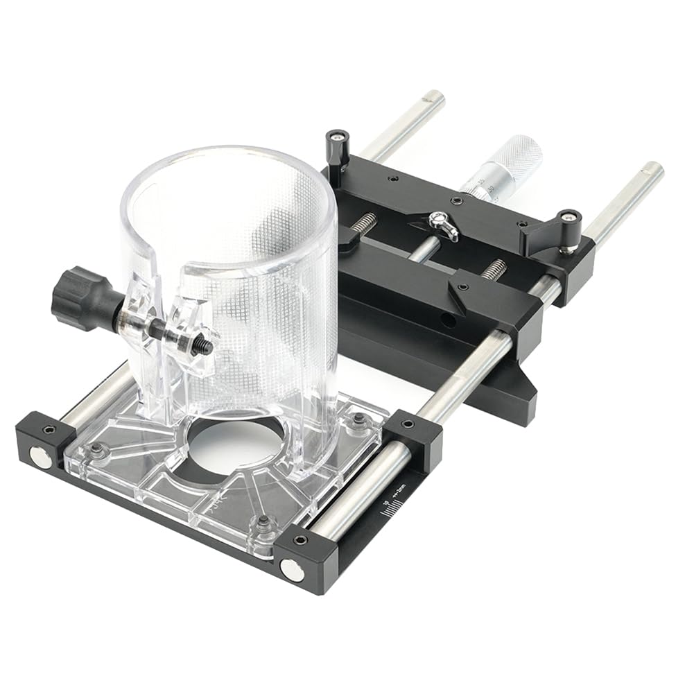Soporte ranurado para carpintería de escritorio, herramienta de fabricación de herramientas de banco de trabajo ajustable, guía lineal, plantilla de ranura