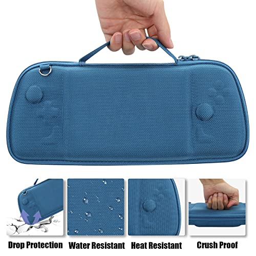 Image of Aenllosi Hard Case for Hori Nintendo Switch Split Pad Pro Controller，Blue | EVA hard shell, Water-resistant design, Dust-resistant design, Impact-resistant design