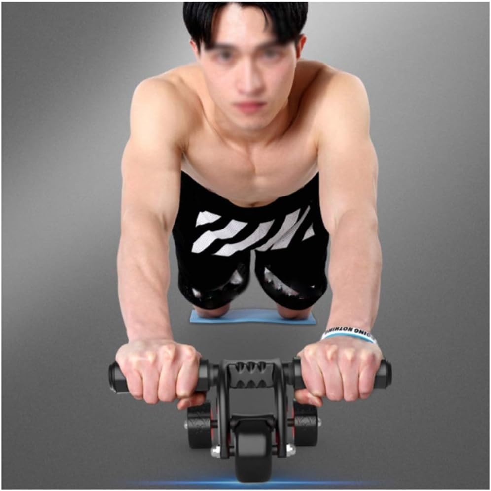 Plush Toys Roller Wheel for Abdominal Exercise Wheel Foldable Roller for Women and Men with Knee Pad