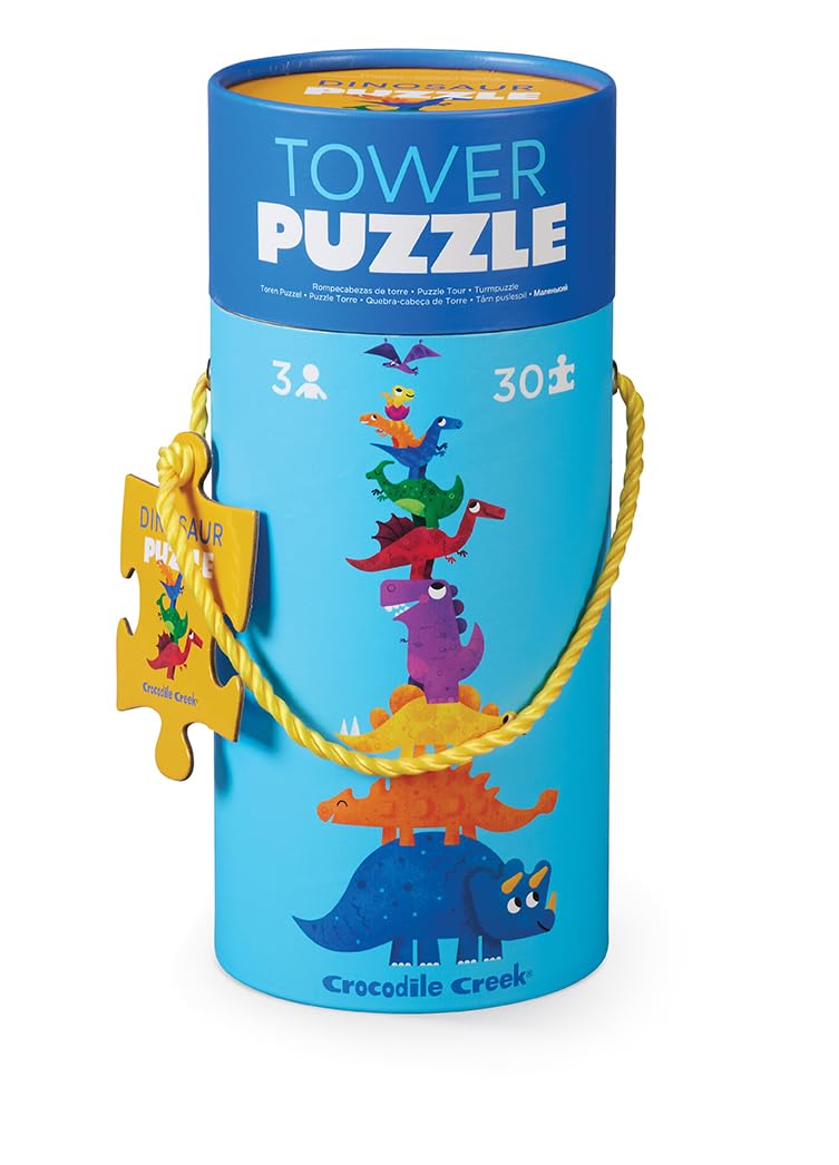 30 Pc Tower Puzzle/Dinosaur