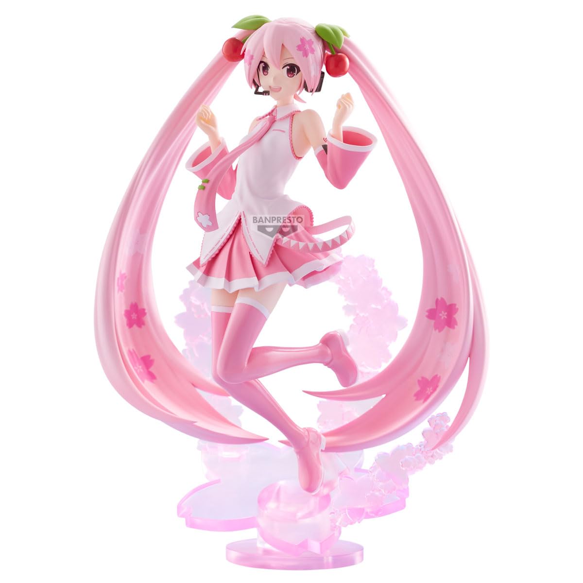 Amazon.co.jp: バンプレスト 初音ミク サクラミク 進化フィギュア : ホビー