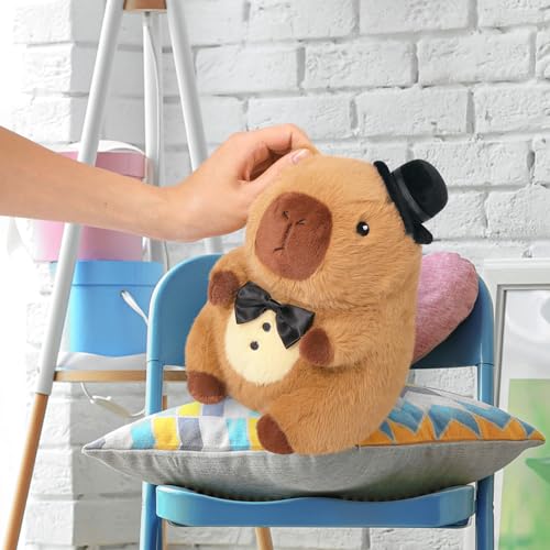 shownicer Plüschtier Capybara Kuscheltier Stofftier Kawaii Capybara Plüsch Kissen Spielzeug Geschenk für Erwachsene Kinder 3+ Jahre… – Ansicht 7