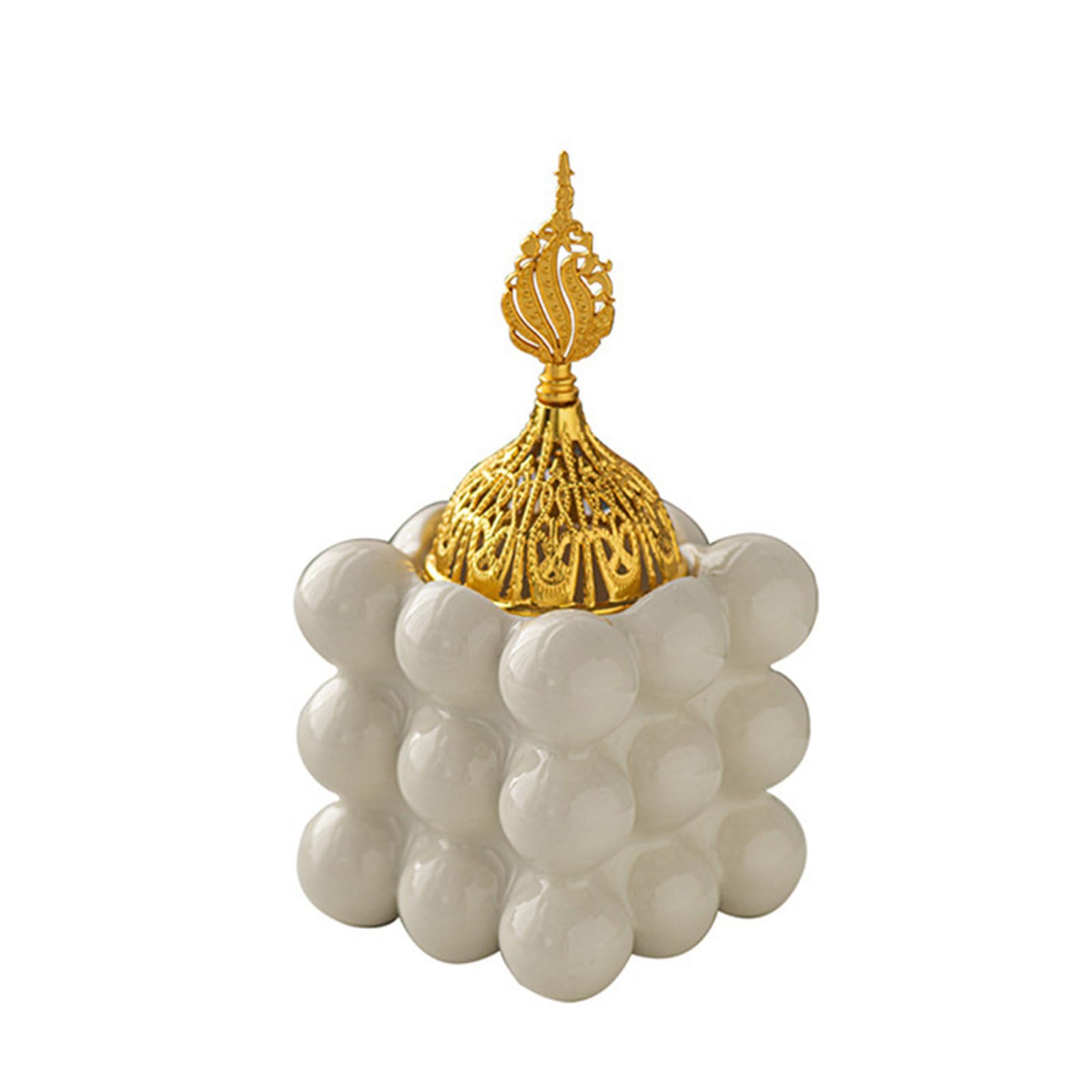 Lerpwige Square Ceramic Incenses Burners Aromatherapys Furnaces for Stick and Cones Holder Square Ceramic Incenses