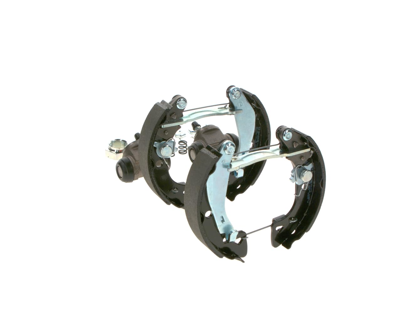 Bosch KS027 Kit Super Pro - Kit de frein à tambours arrière - 1 jeu complet prémonté, 2 cylindres de roue, 4 mâchoires de frein