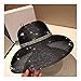Produktbild Frauen Strand Sonnenhut Reise Faltbare Rand-Sommer-UV-Hut (Color : Black)