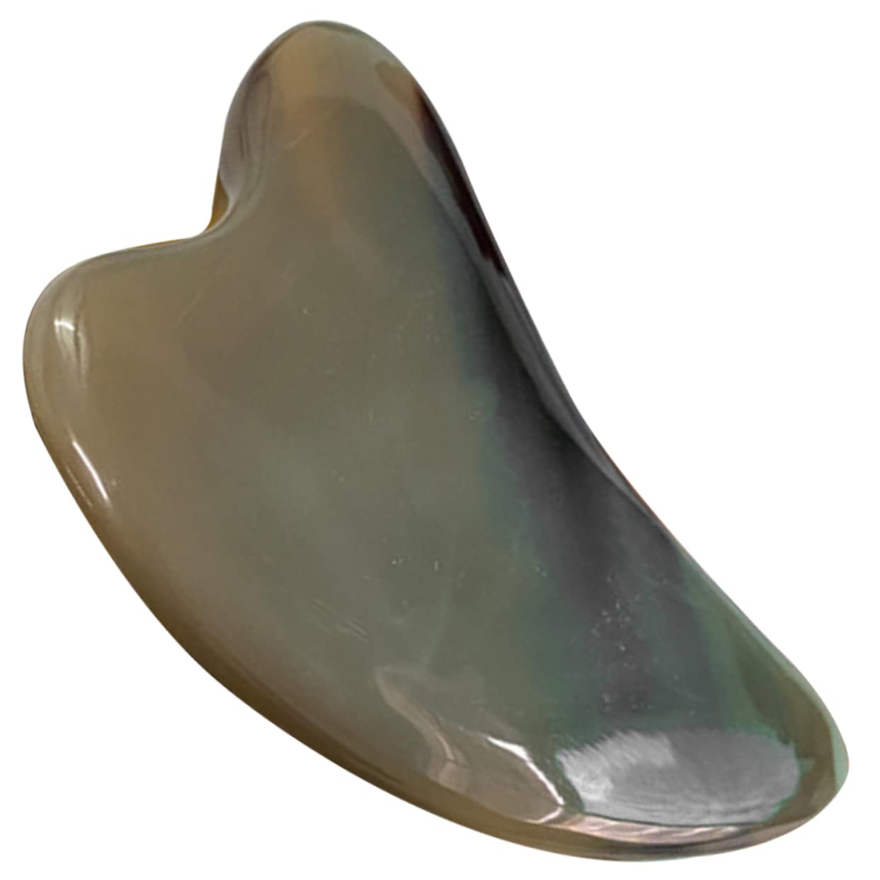 minkissy 5piezas Guasha De Cuerno De Buey Para Masaje Facial y Corporal Herramienta De Relajación y Circulación Para Viajes y Bienestar Personal