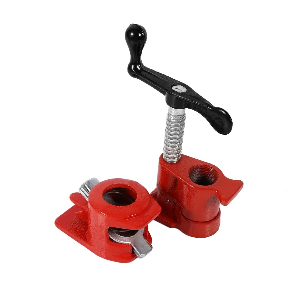 Set di morsetti a vite, 3/4 pollici, morsetto in legno e metallo, set per tubi a sgancio rapido, per la lavorazione del legno