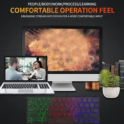 Teclado Gamer Wisoquug5zbt0pav Cable USB 60% miniatura 5