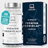 Bio-Culturencomplex - [ 120 miljard KVE ] 30x Bacteriestammen w.o. lactobacillus acidophilus en bifidobacterium per dosis - 90 capsules - Getest door derden