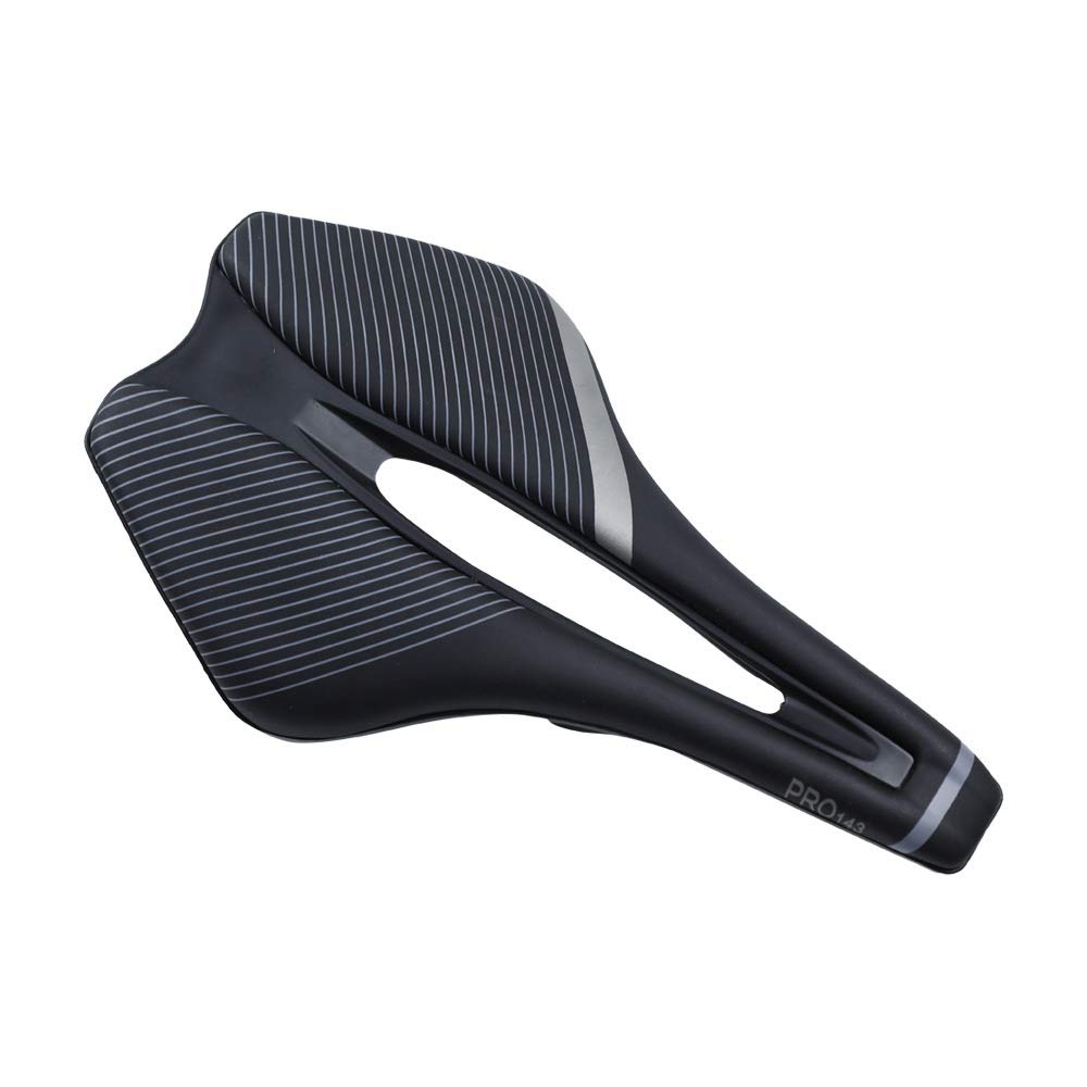 Ammortizzazione della sella della bicicletta Robusto seggiolino per bicicletta universale per MTB Road Bike Sella per mountain bike 245x143mm (nero + grigio)