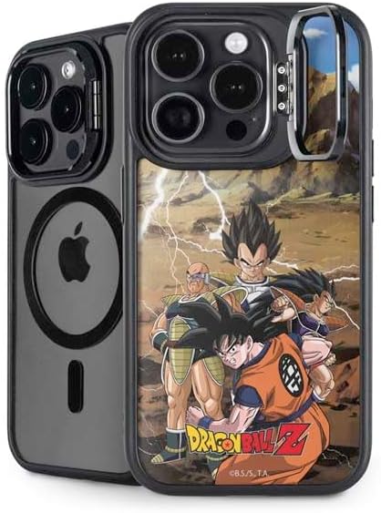 Skinit Kickstand Phone Case Compatible with iPhone 14 Pro Max - Officially Licensed Dragon Ball Z Majin Buu Symbol Design