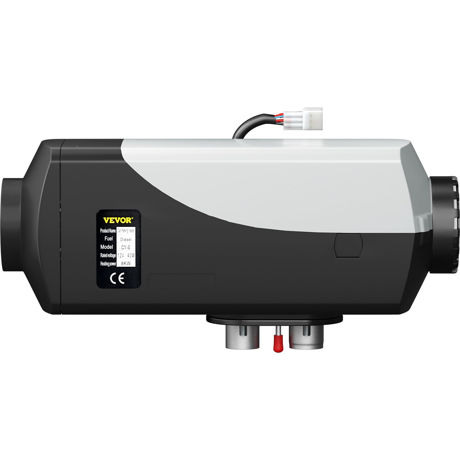 VEVOR Calentador de Aire Diesel 12 V 8 KW Calentador de Combustible Calefacción Estacionaria Diesel Calentador Coche Diesel con Interruptor LCD - 40 °C ~ + 40 °C con Un Kit de Montaje Completo