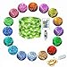 Produktbild Bunt Lichterkette mit USBMorbuy Micro Kupferdraht RGB LED mit Fernbedienun 16 Farbe Deko lampe Dekoration Sterne Beleuchtung Licht für Terrasse Garten Weihnachten Hochzeit Halloween (5M / 50LED)