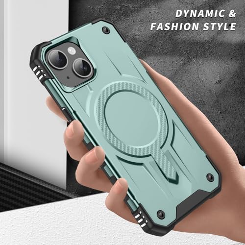 Coque iPhone 14 Plus antichoc à dos rigide résistant et anneau magnétique - 3