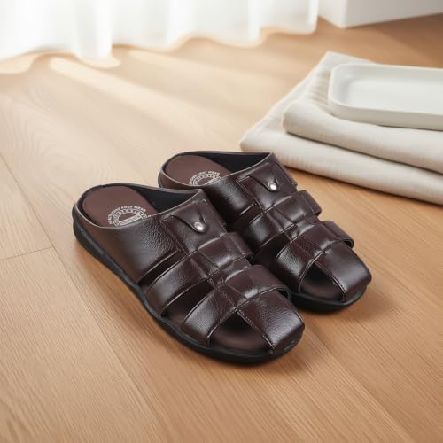 Image of DR PLUS Men's Healthcare, Diabetic and Orthopedic MCR /MCP Footwear /Sandals /Slipper /Chappal