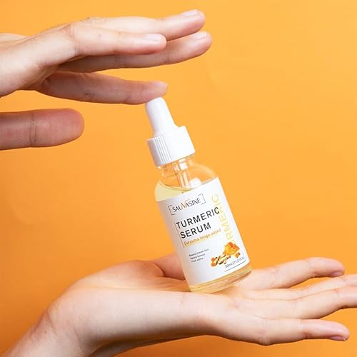 Akary Turmeric Repair Face Serum Dark Spot Corrector, Natural Facial Skin Care Moisturizing Repair Serum Moisturizer - Acne Treatment, Reduce Fine Lines, Evens Tone, Hydrate Dull & Dry Sensitive Skin #TOP5