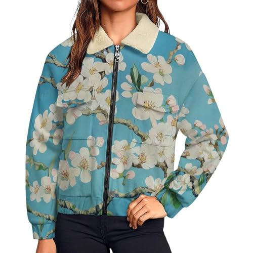 Polaire femme chaude zippée contre le froid veste teddy douillette doublée sherpa