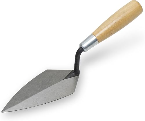 Miniatura 6 de MARSHALLTOWN Paleta para señalar, hoja de 6 x 2 34 pulgadas, patrón Filadelfia, acero de alto carbono de una sola pieza, mango de madera, juntas de