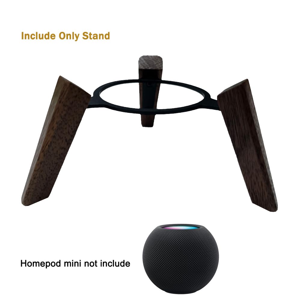 Amazon | Homepod Mini用木製三脚スタンド、メタルフレーム付き三脚