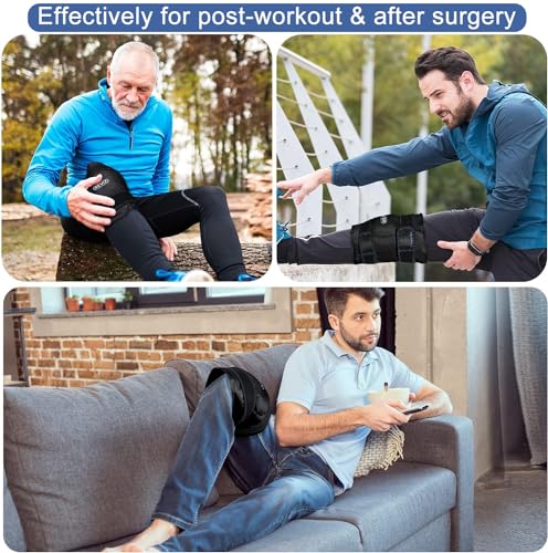 Image of REVIX XL Ice Pack for Knee Replacement Recovery, Ice Wrap with Cold Compression for Discomfort and Fatigue, Gel Cold Pack Wrap Around Entire Knee, Promoting Flexibility and Mobility (Pack of 2)