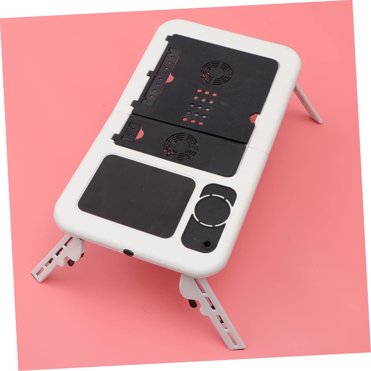 UKCOCO Supporto per Laptop Pieghevole in Abs, Raffreddamento Usb Scrivania Portatile Multiuso, Facile da Riporre per Notebook a Casa