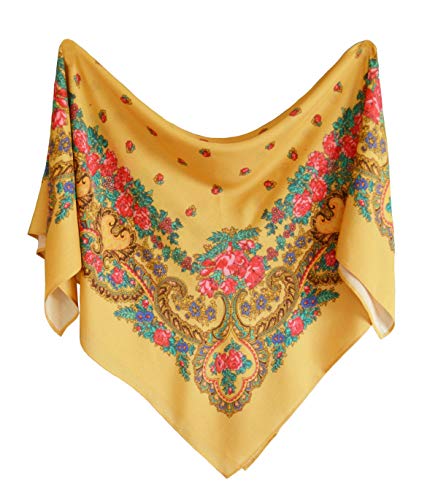 Traje Regional Pañuelo portugués oro - 90 x 90