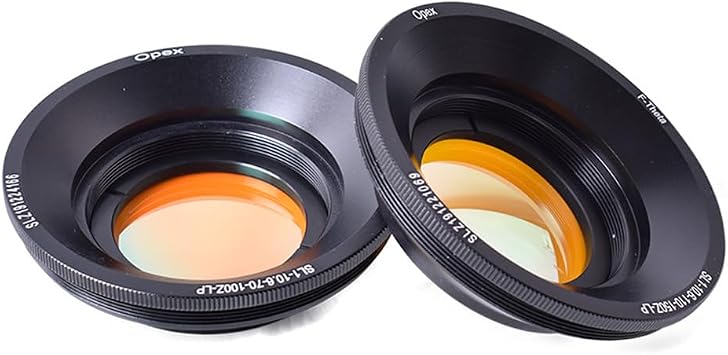 Startnow Co2 F-Theta Field Scan Lens 140X140 175X175 ZnSe CO2 Focus Lens Thread M85mm for Laser Marking Machine 210x210 F300