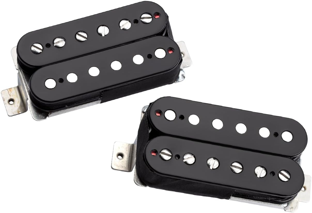 Seymour Duncan 50th Anniversary Limited Edition JB/Jazz Hot Rodded Humbuckers - High Output Electric Guitar Pickups (Black)