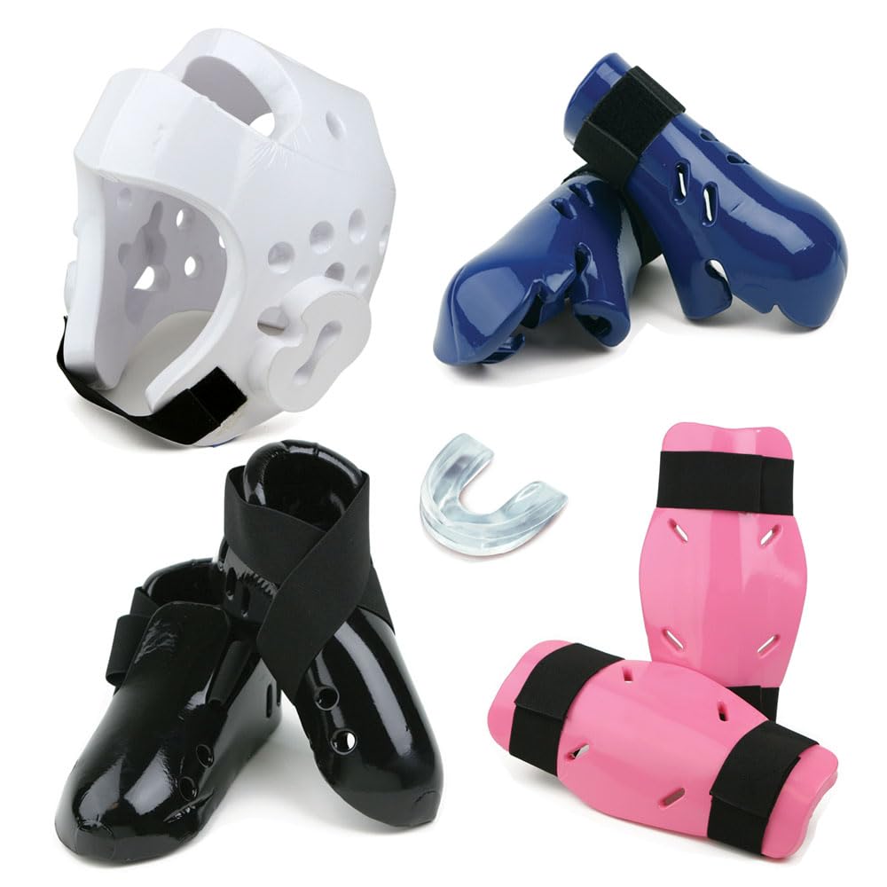 Karate, Taekwondo, Martial Arts Foam Dipped Sparring Gear Set with Optional Gears : Sports & Outdoors