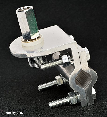 WORKMAN BRV1 DOUBLE GROOVE CB RADIO ANTENNA MIRROR MOUNT W/ SO239 STUD