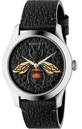 Gucci YA1264067 BLACK STEEL 316 L Woman Watch