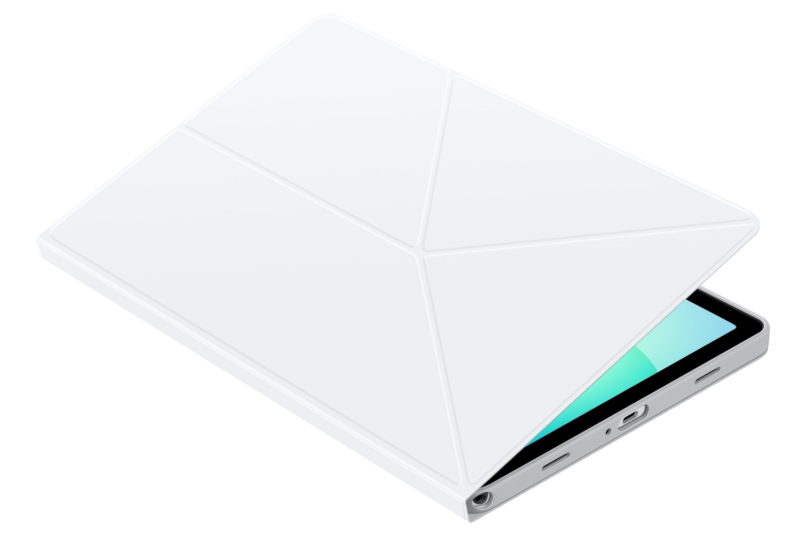 Samsung Galaxy Tab A11+ Book Cover Case - White (CAD Version